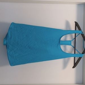 Lululemon racerback tank top, size 8-10, aquamarine blue